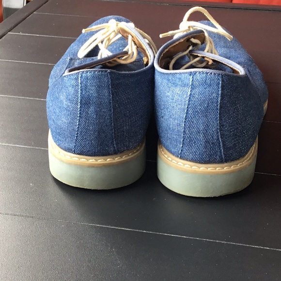 Alfani Men’s Denim Dress Shoes Size 11.5 - Picture 3 of 4